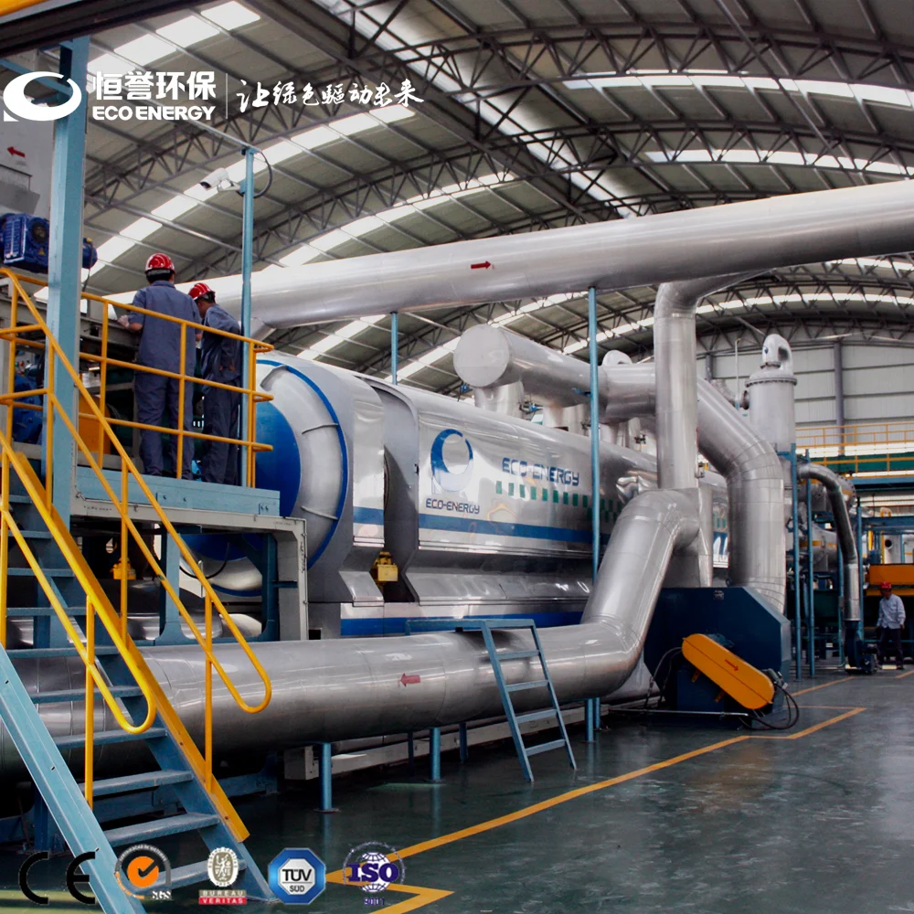 
Niutech Industrial Waste Recycling Machine with Continuous Pyrolysis Technology 