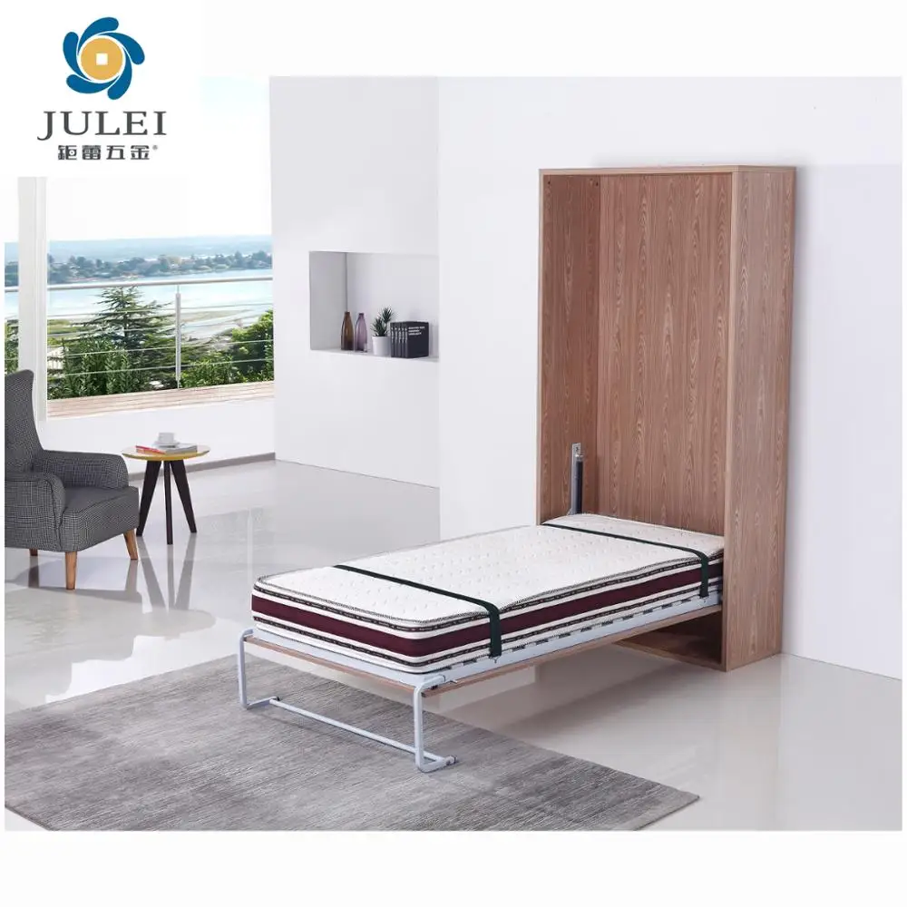 Modern Single Size Foldable Wall Bed Mechanism Hardware Hidden wall bed