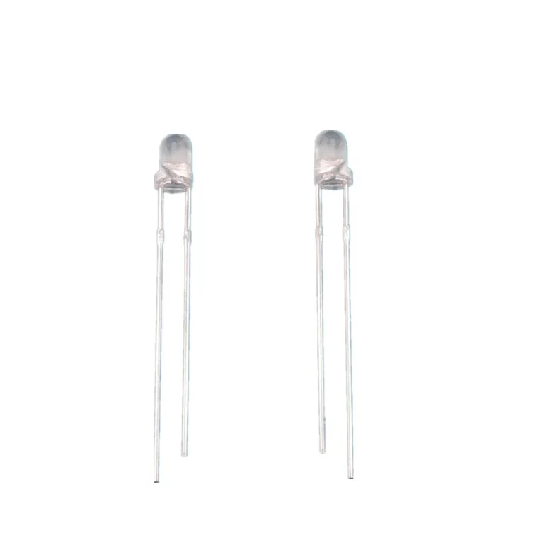 special wavelength LED supplier hot sell water clean lens T-1 3mm through hole 900nm InGaAs infrared emitting diode lamp