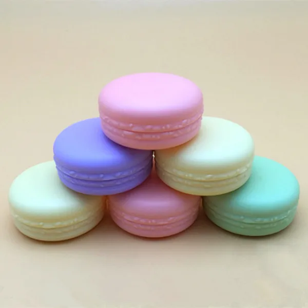 
10ml Cosmetic Luxury Cream Container Empty Macaron Shape Plastic Jar 