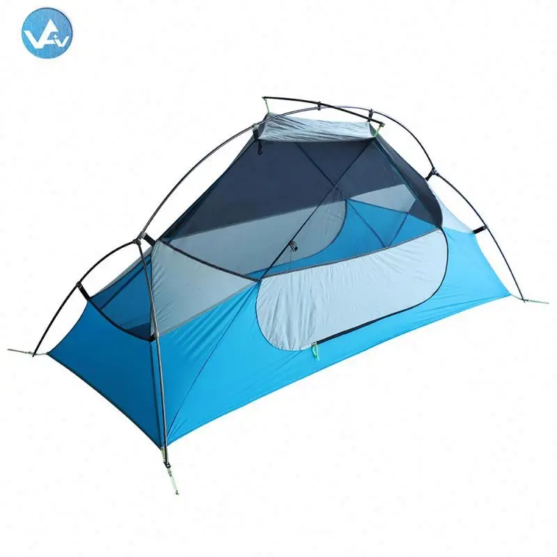 China manufacturer Silicone Coating Ultralight 2 persons outdoor tent