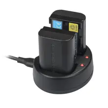 2 LP-E6 Replacement Battery for Canon 5D II MARK III 6D 7D II 70D + Dual charger