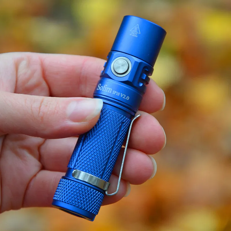 
Sofirn SP10 V2.0 Blue Color Torch Waterproof XPG2 Mini LED Flashlight AA 14500 Tactical Flashlight Torch 