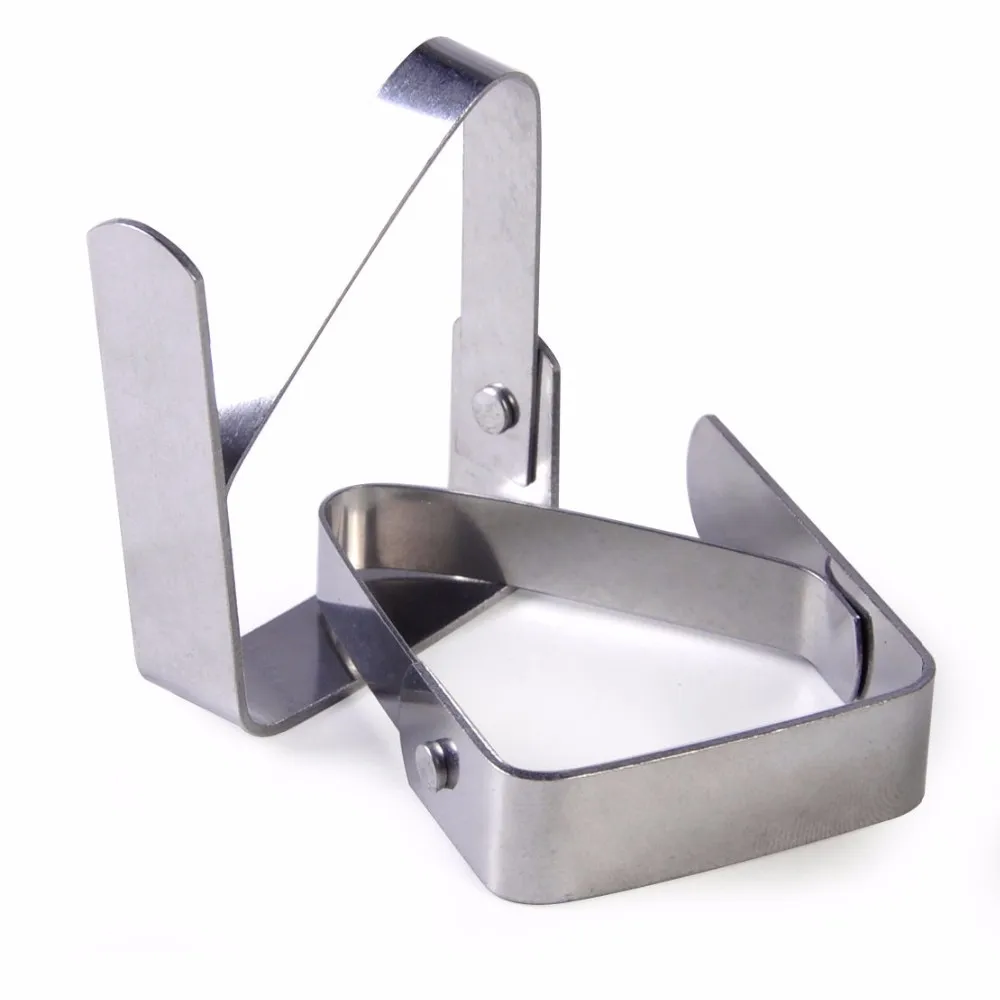 
Custom sheet metal stamping stainless steel metal table skirting clip table cloth clip 