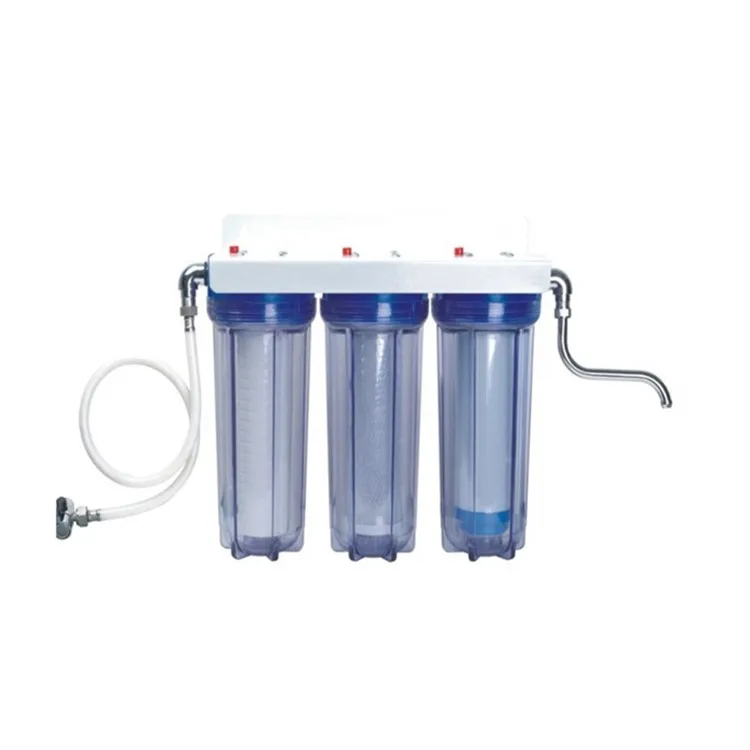 household 3 stage automatic sediment water filter for health