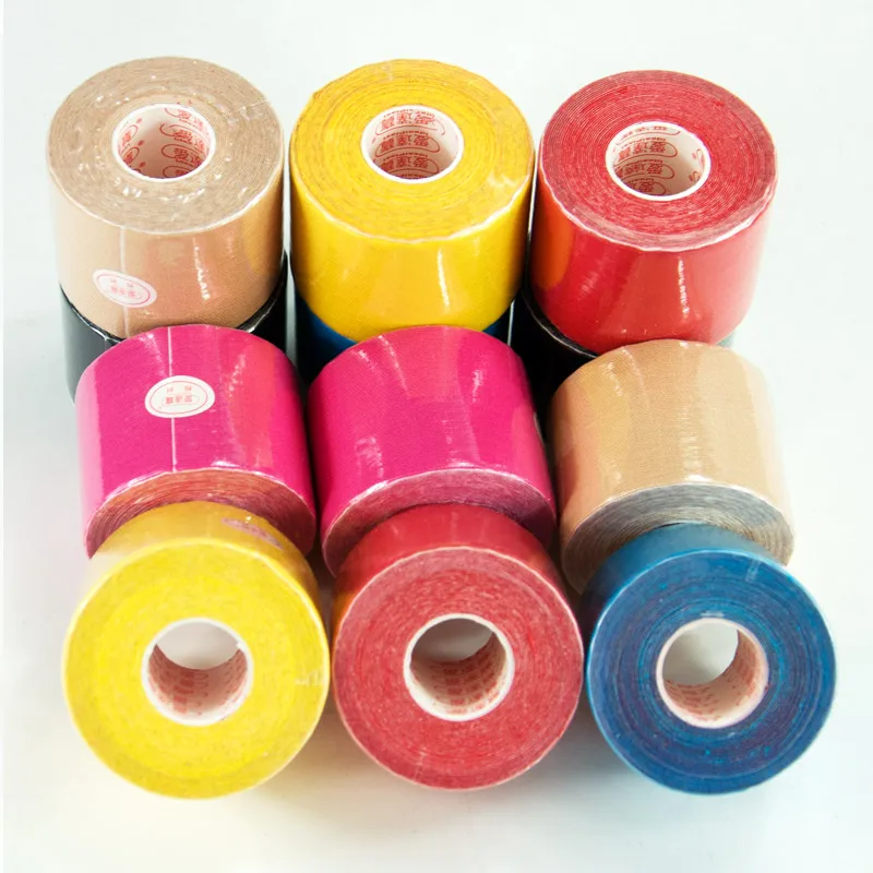 Athletic Kinesiology muscle support tape exercise elastic sports tapes for knees thumb wrist neck pain