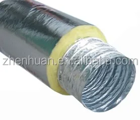 insulated flexible aluminum air duct machine