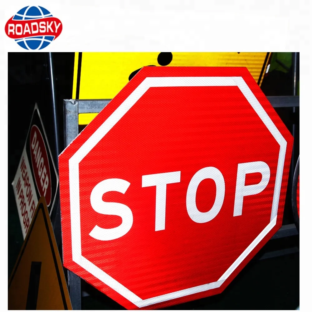 Warning Reflective Road Signs