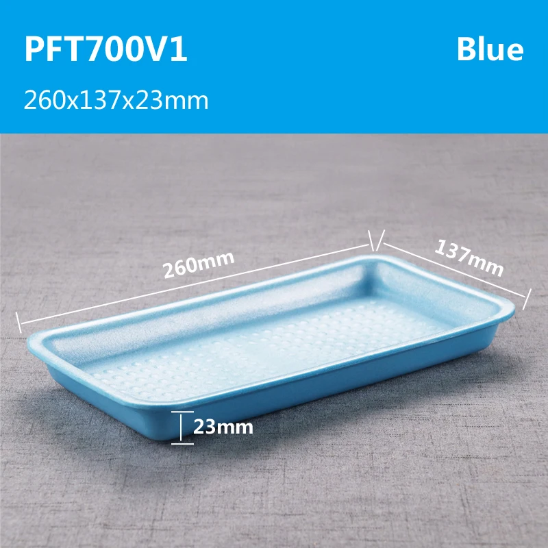 26*13,7*2,3 см одноразовый пенопластовый поднос, пенопластовая тарелка или столовая посуда для супермаркета, пакет для замороженного мяса, пищевая упаковка, многоцветная поддержка