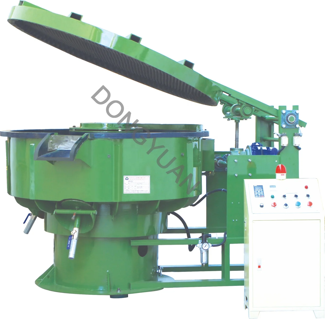 Noiseless vibratory finishing machine automatic vibration tumbler bowl