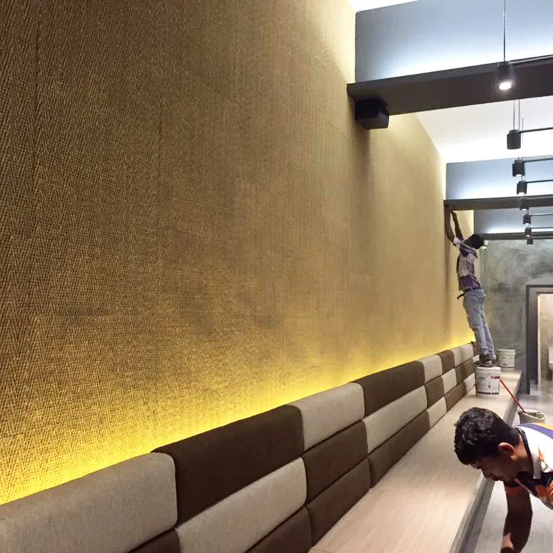 Recording Studio Acoustic Wall Panel Upholstery Decorative Tension Fabric Wall Covering 3D Tiles Full Body Tiles Floor Tiles