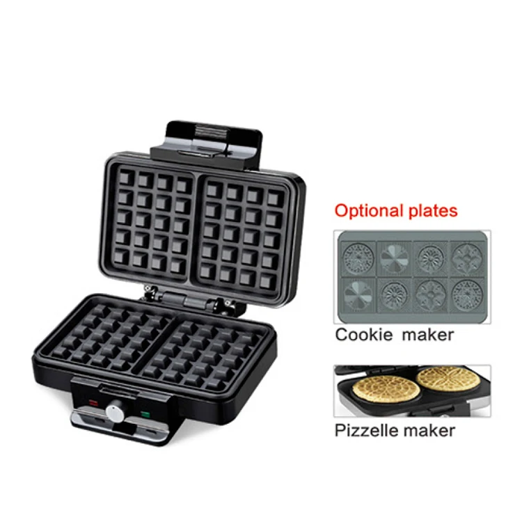 Electric Waffle Maker With Auto Clip Lock