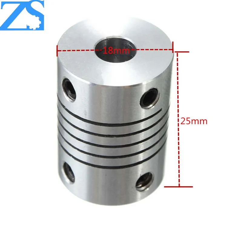 tapered flexible rubber shaft coupling with flange