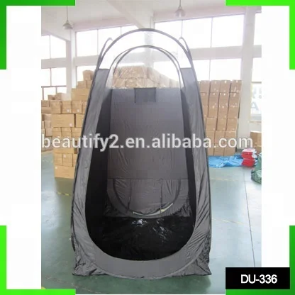 Черная Водонепроницаемая распылительная палатка, распылительная палатка, упакованная в сумку для переноски