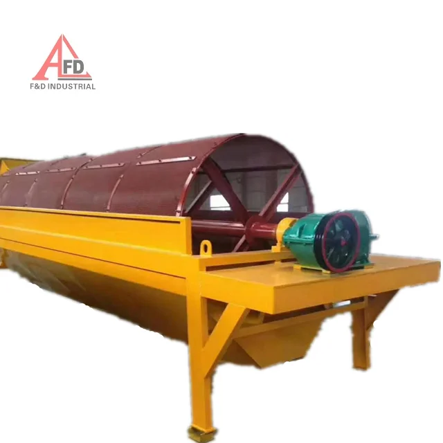 Heavy Duty Industrial Trommel Screen / Well Preformed Sand Screening Machine
