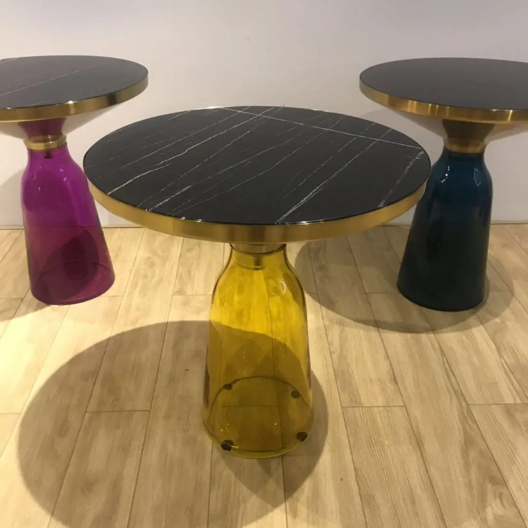 Лидер продаж, оптовая продажа, современный модный стеклянный журнальный столик под заказ высшего качества