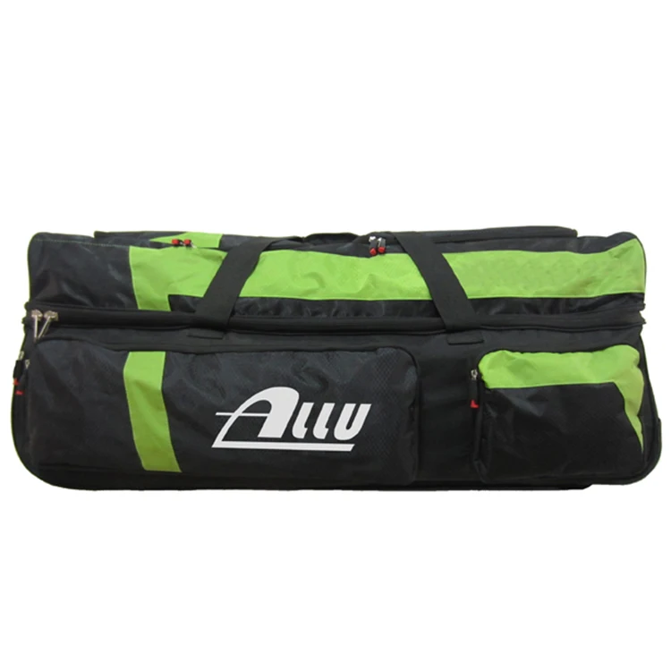 
Bag Cricket Kit Duffle Bat Ball Gear Bag With Wheels Trolley 