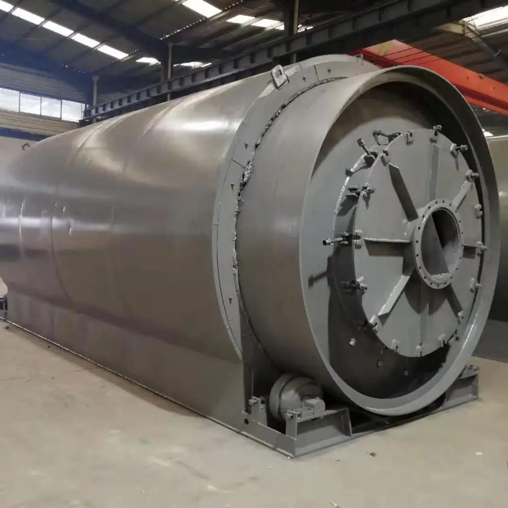 What is meant by horizontal rotating working form used tyre pyrolysis machine