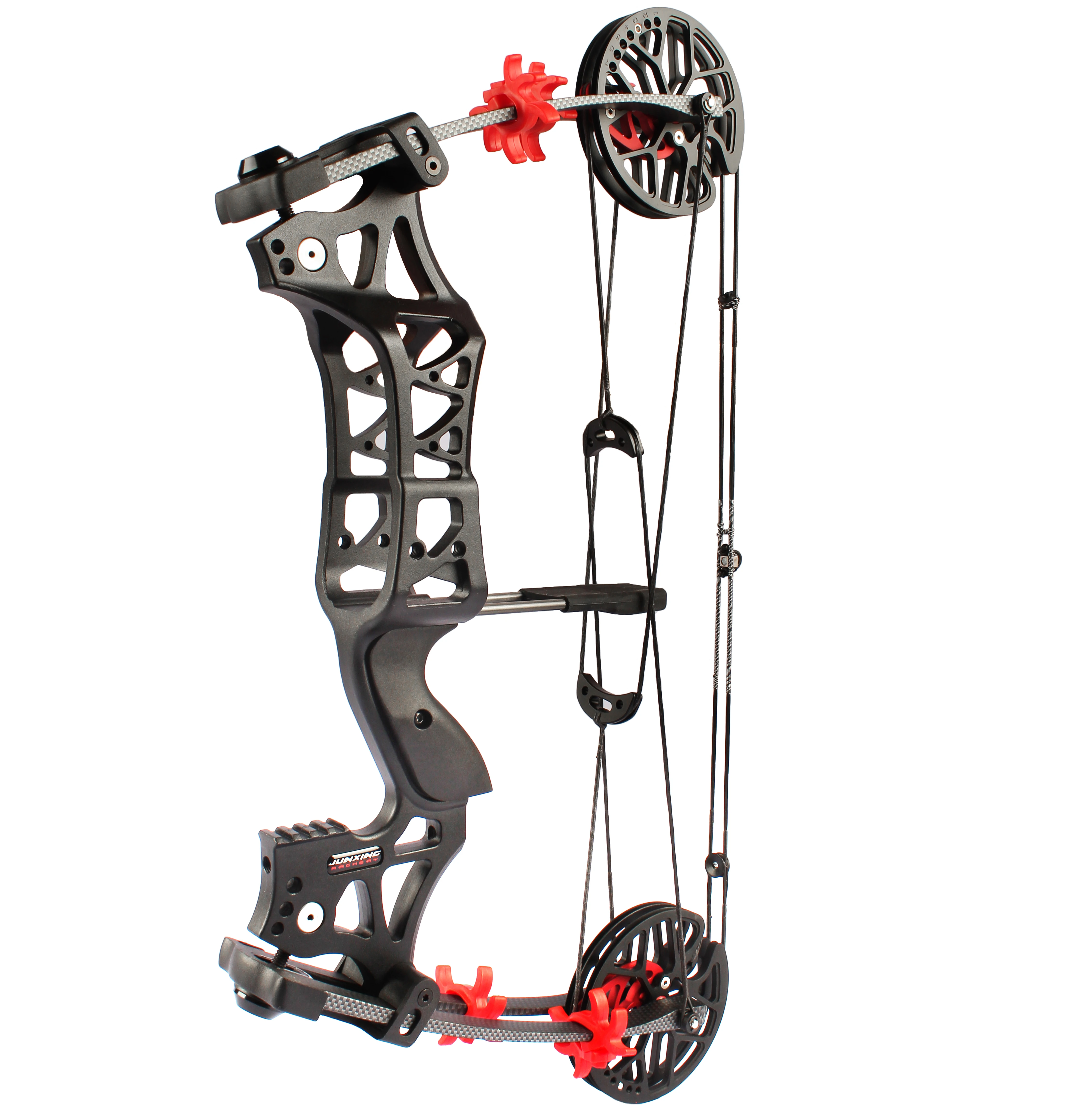 New design compound bow M109E Junxing archery both use steel ball and arrow for shooting