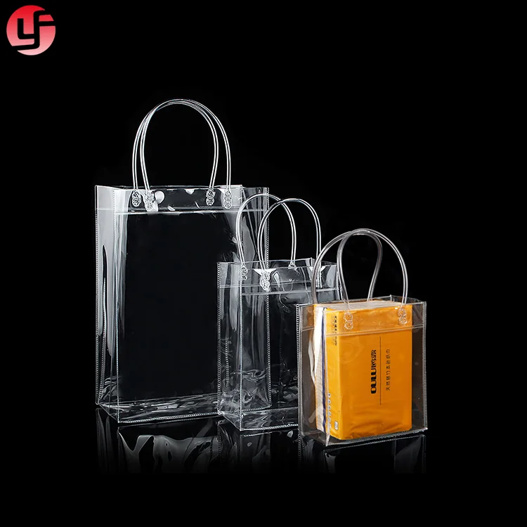 China factory multi dimension 24 size options custom transparent plastic PVC bag