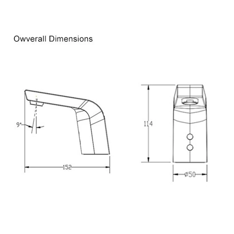 2018 Automatic Infrared Lavatory Motion Sensor Kitchen Sink Faucet