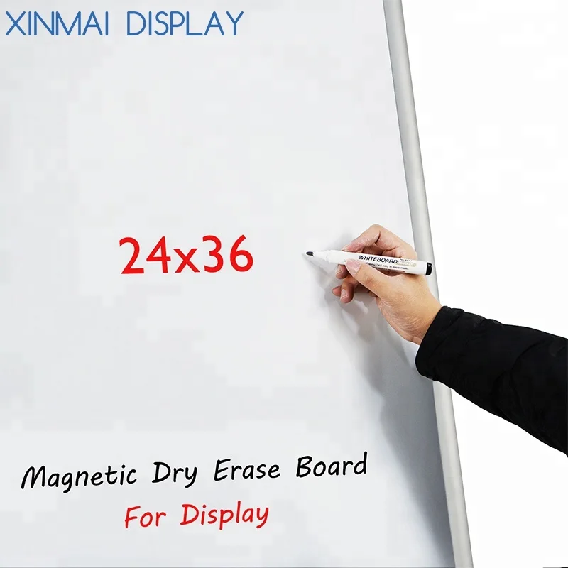 A Frame  with double side White Writing Boards