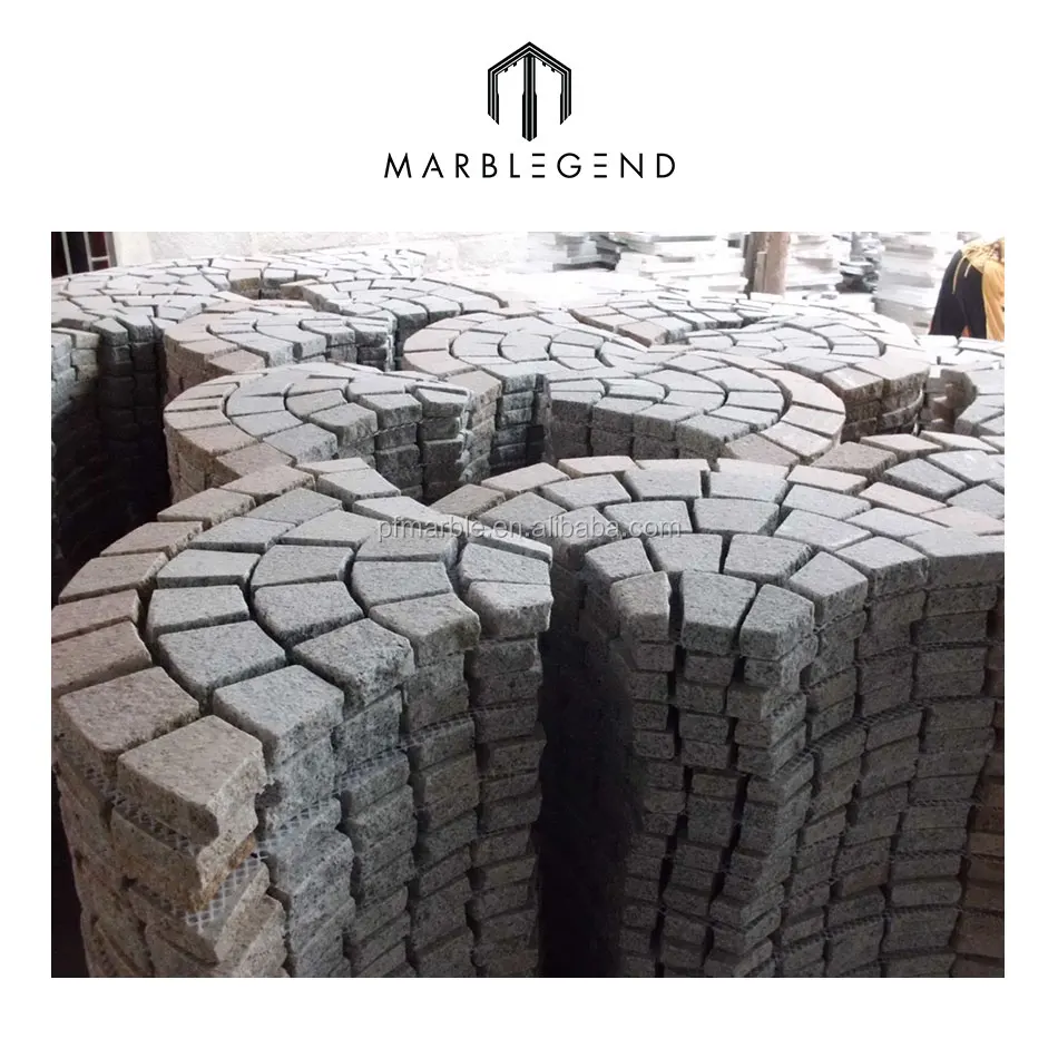 
China factory price high quality curved basalt paving bricks stone 