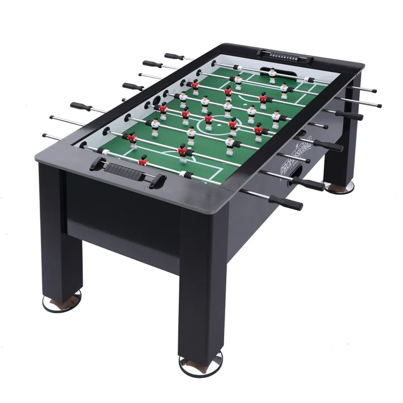 new indoor wooden soccer football goal kicker foosball table with accessory kit
