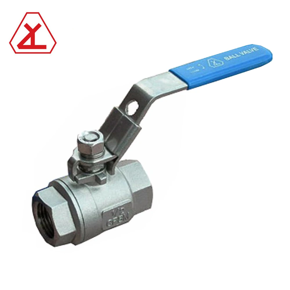Acid Resistant Stainless Steel Full Port 2 pc Threaded 1000 WOG Full Weld Sanitary Ball Valve