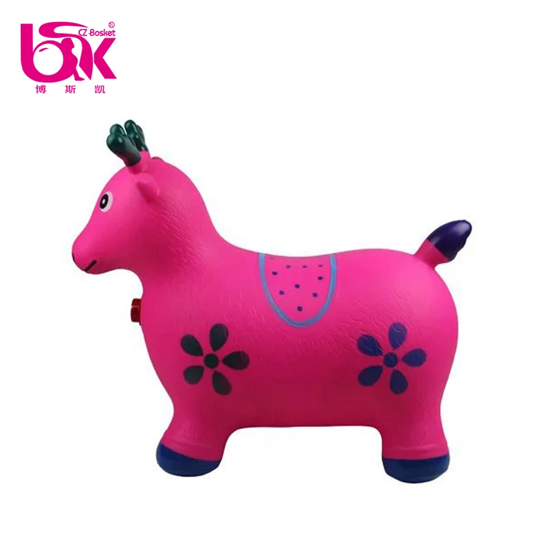 
Hot Sale PVC Stability Fitness Animal Jumping Horse 