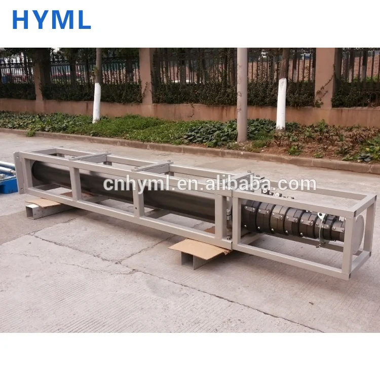 
The telescopic antenna mast with the protective steel frame 