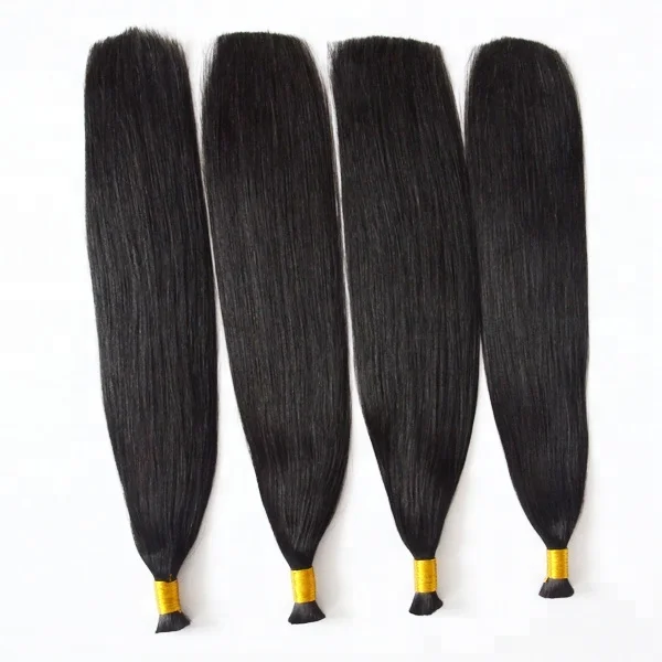 HN   Wholesale human hair Best Selling New Coming Wholesale Virgin Indian Hair Bulk Buy human braiding hair bulk no weft