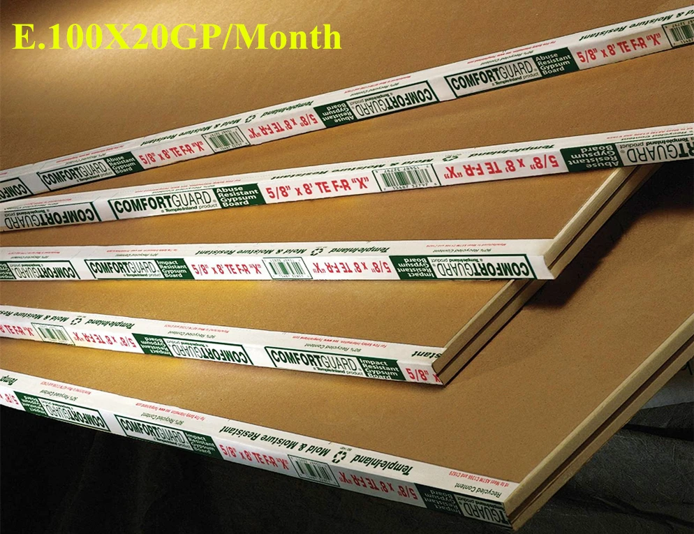 Линьи фабрика, лучшие цены, стандартные производители гипсокартона, цена потолочного гипсокартона