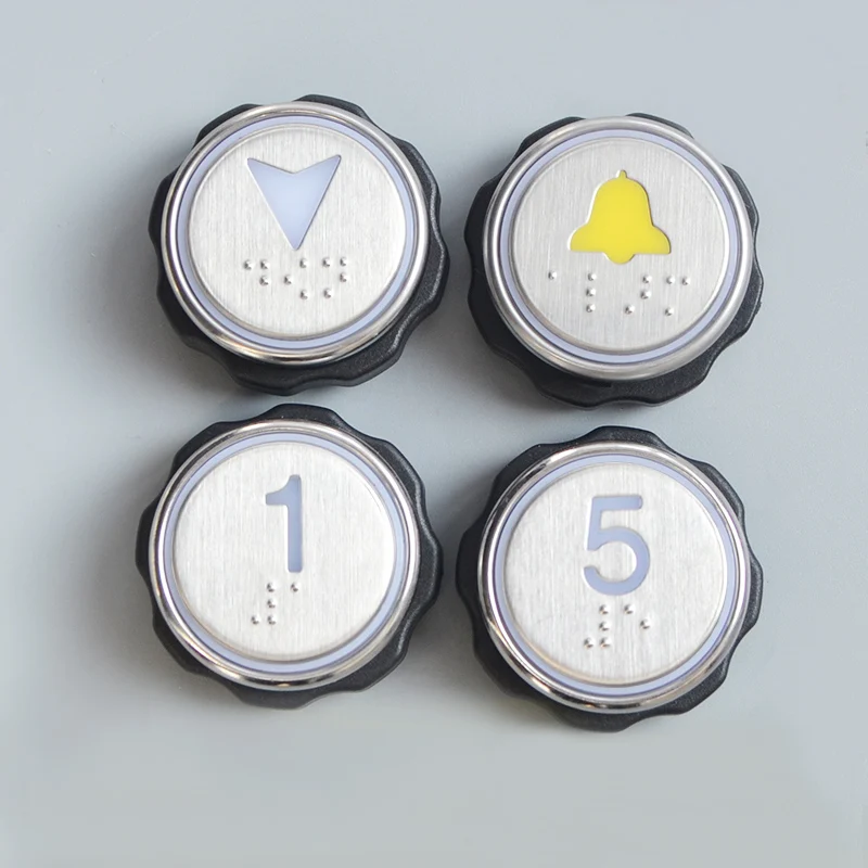 
Slim design elevator spare parts push button 
