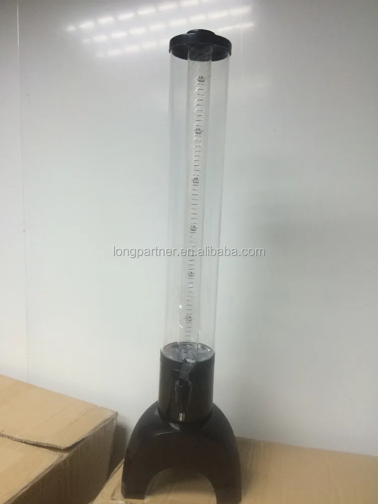 Hot selling led plastic 3 Litres beer tower