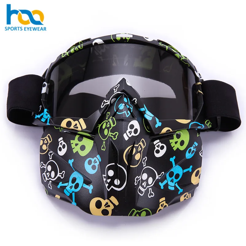 
Outdoor Anti Fog Double Lens Ce Military Paintball Mask 