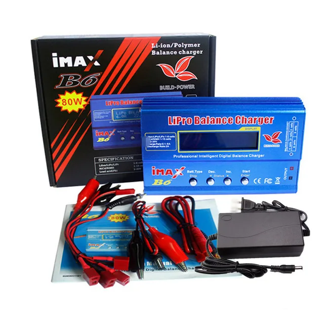 QD032 батарея Lipro баланс зарядное устройство iMAX B6 липро Цифровой + 12v 6A адаптер питания зарядные