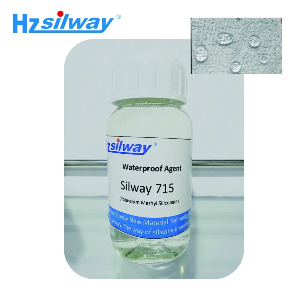 Silway 715 супер водонепроницаемый материал калия метил силанолов для бетона