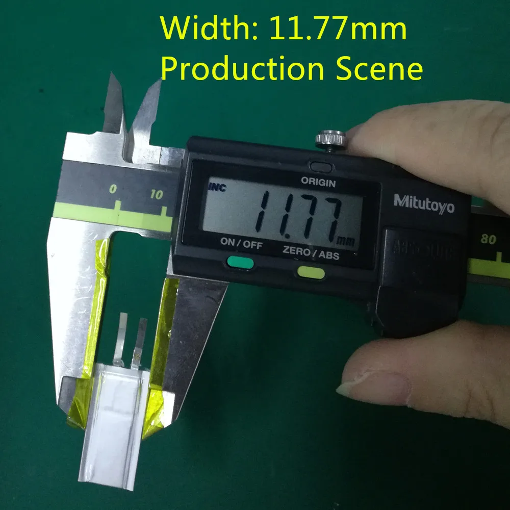 3.7V 091224 ultra thin lithium polymer battery 8mAh thickness 0.90mm