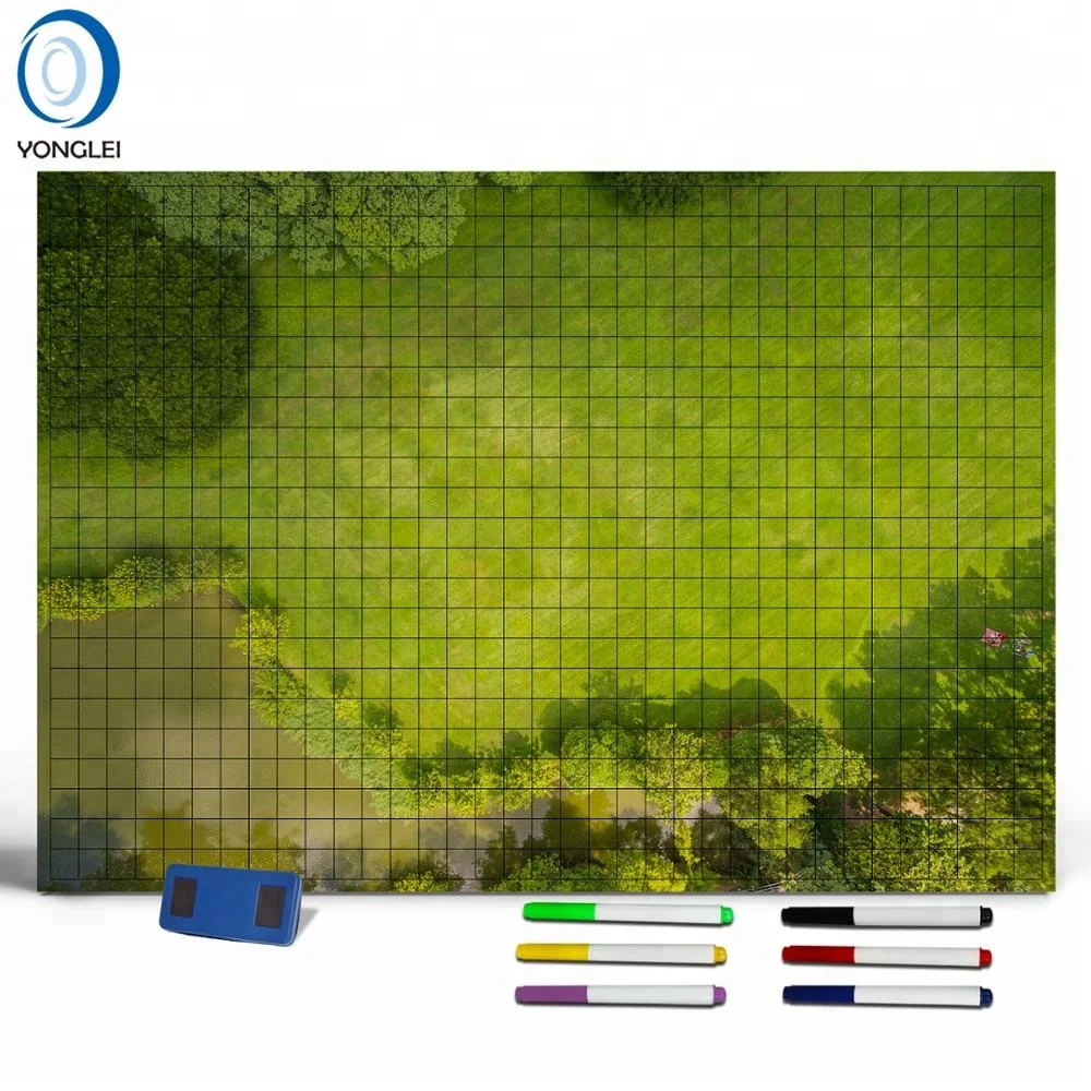 1.5-2B1 Durable Dry Erase Custom Gaming Mat Tabletop Gaming Mat