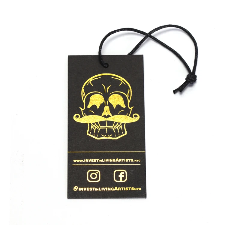 
 Роскошная подвесная бирка из матового картона, индивидуальные высококачественные аксессуары для одежды, бирки для одежды  