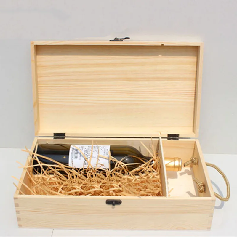 Отличная Деревянная Подарочная коробка для винных бутылок, Высококачественная деревянная Подарочная коробка для вина