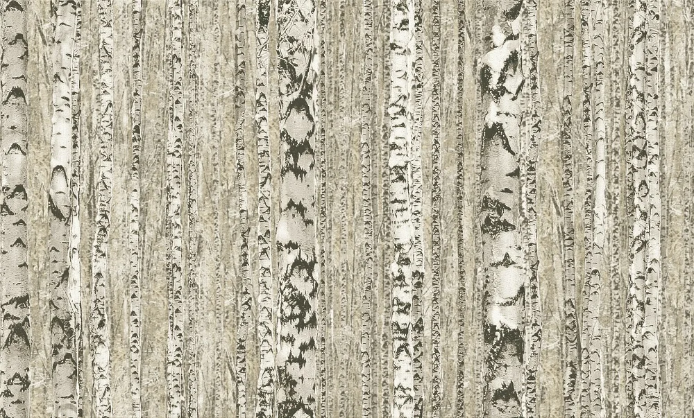 1.06M * 15.6M Impressionistic Oil Painting Tree Branches Design Modern Style PVC Wallpaper