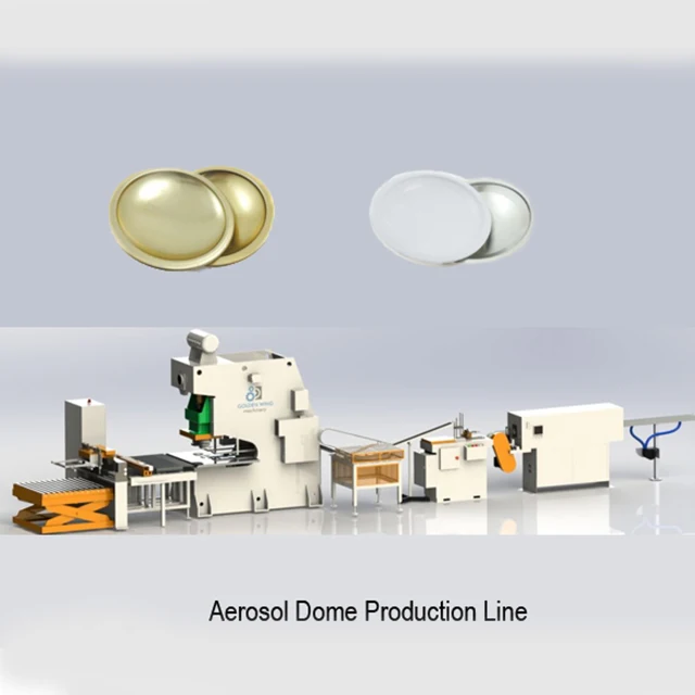 
Aerosol cone machine dome bottom making machine production line 