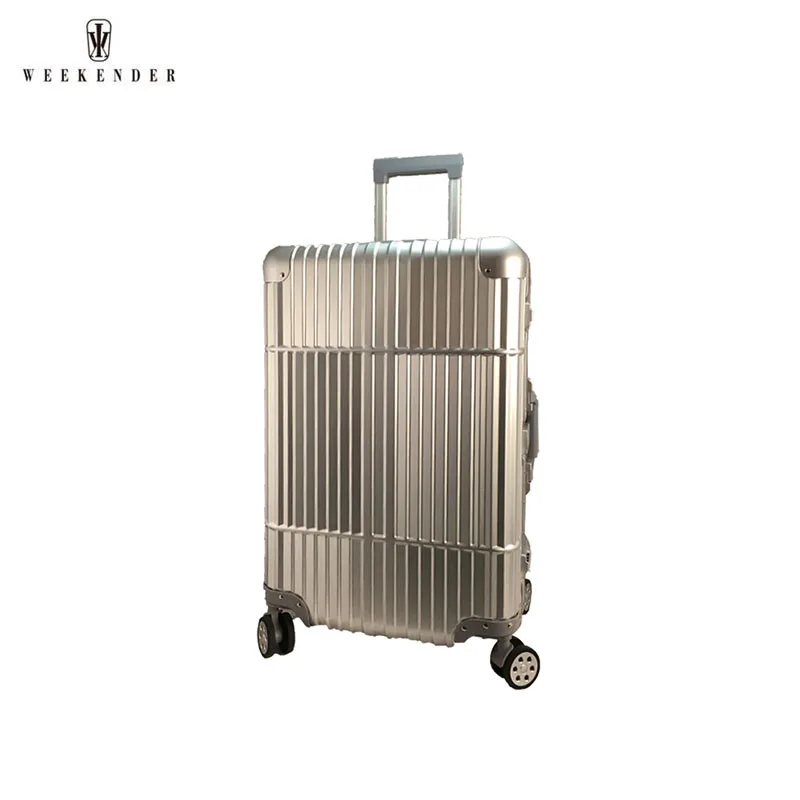 Chinese Aluminum Metal Polo Club Trolley Suitcase