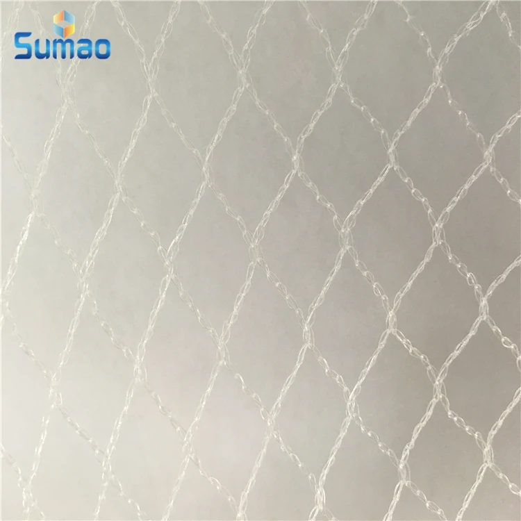 White color virgin new HDPE anti bird net with uv treated