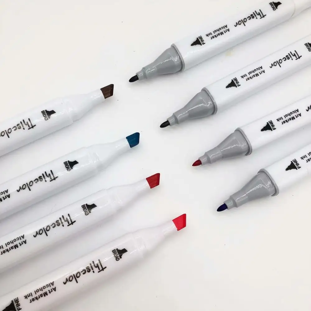 48 colors alcohol based ink graffiti marker set with bright colors