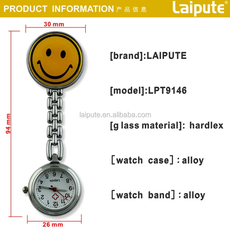 Customized nurse watch wholesale japan movement fob nurse watches for doctor nurse