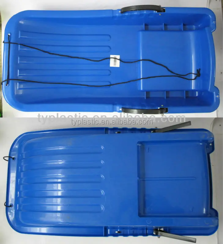 Plastic Snow sled kid snow ski sledge scooter