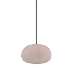 Italian Indoor  lobby  White Glass ceiling pendant light modern for hotel